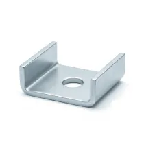 Опорная пластина для C-образных профилей 41х21-41х41 гальваника электроцинк