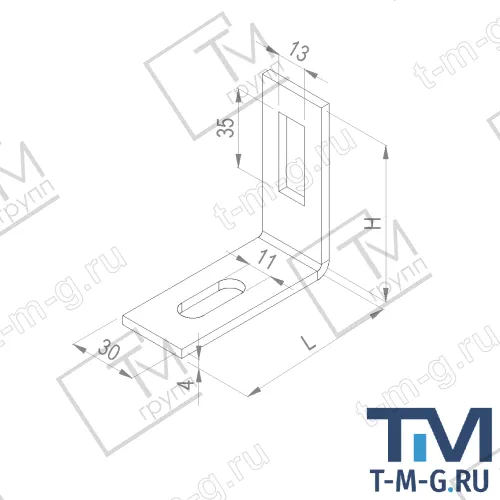 BFA Уголок монтажный Эскиз