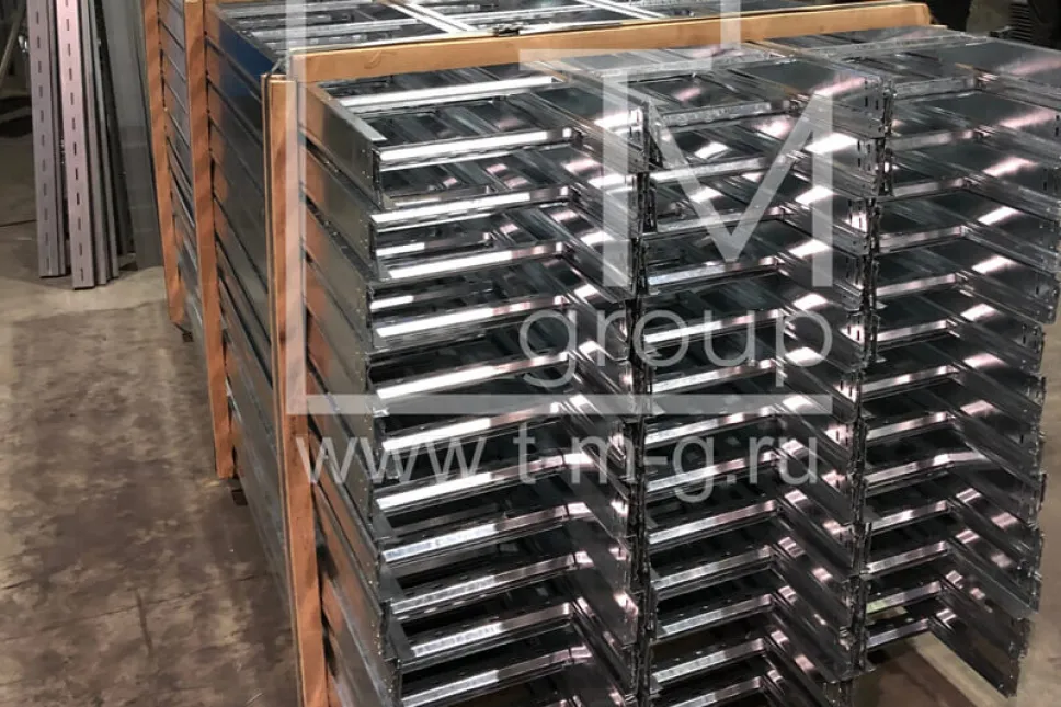 упакованные лотки перед отправкой заказчику