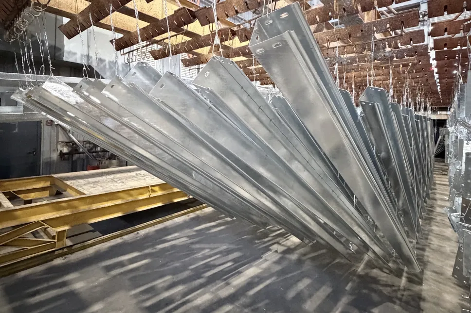 Горячее цинкование кабельных лотков ТМ ГРУПП